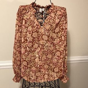 NWT Gorgeous JOIE Bohemian BLOUSE Shirt TOP sz XS